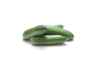 cucumber isolated on white background