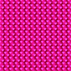 Heart pattern, background for Valentine's Day greeting card, wrapping paper, invitation, love concept