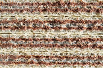 Fototapeta premium Background of waffles