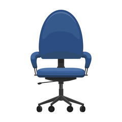 Office chair vector icon.Cartoon vector icon isolated on white background office chair .