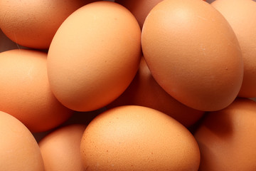 Photography of eggs pattern for food background