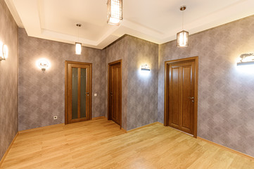 Russia, Moscow- September 08, 2019: interior room apartment modern bright cozy atmosphere. general cleaning, home decoration, preparation of house for sale