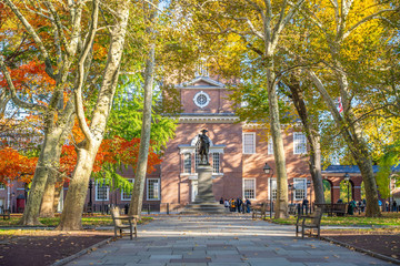 Independence Hall in Philadelphia,  USA