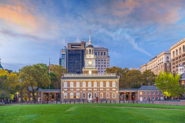 Independence Hall in Philadelphia,  USA