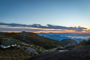 Natureza, Montanha, Paz, equilíbrio, nascer do sol, abrigo, lar, 