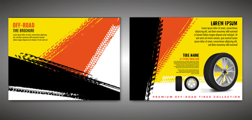Tire Brochure Template © Double Brain
