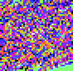 Webpunk style glitched background with VHS artifacts, random pixel noise. Vaporwave and retrowave aesthetics of 80's.