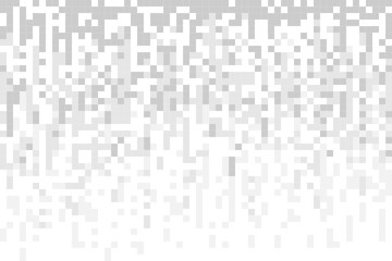 Fading pixel pattern background.Gray and white pixel background. Vector illustration.