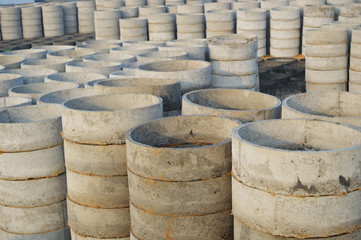 Concrete drainage pipes for industrial building construction, irrigation and well making