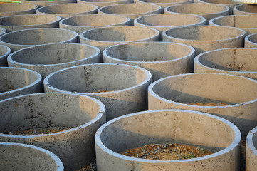 Concrete drainage pipes for industrial building construction, irrigation and well making