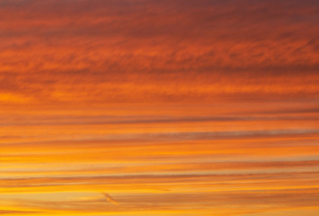 sunset sky colours