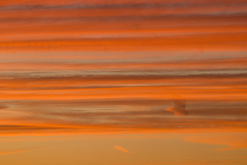sunset sky colours