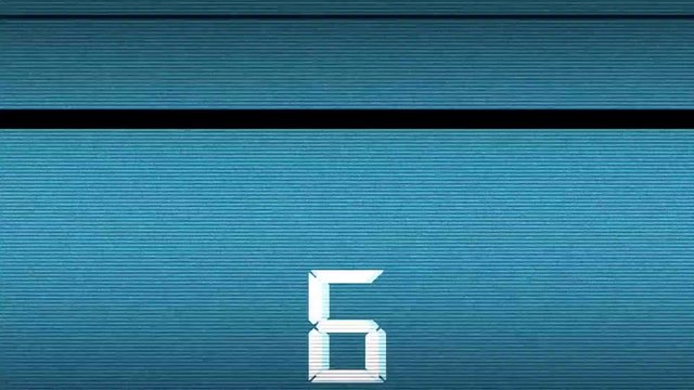 Counting down from 10 to 0 of rapidly changing numbers. numerical digital countdown from ten to zero. full hd