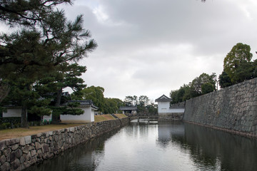 Fototapeta na wymiar Shogun's Castle in Kyoto