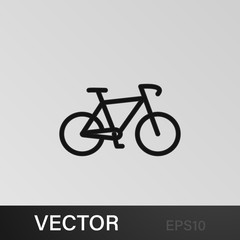 bike icon. Element of motorbike for mobile concept and web apps illustration. Thin line icon for website design and development, app development