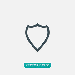 Shield Icon Design, Vector EPS10
