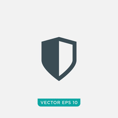 Shield Icon Design, Vector EPS10