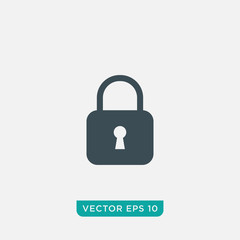 Lock Icon Design, Vector EPS10