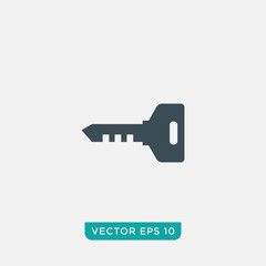 Key Icon Design, Vector EPS10
