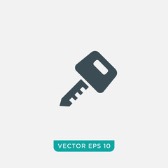 Key Icon Design, Vector EPS10