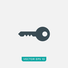Key Icon Design, Vector EPS10