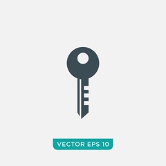 Key Icon Design, Vector EPS10