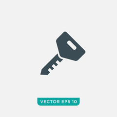 Key Icon Design, Vector EPS10