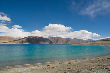 Pangong Tso lake in Ladakh, India