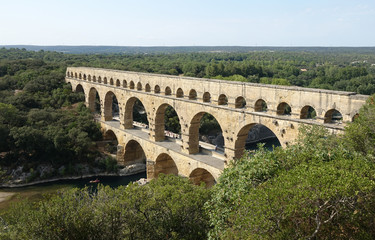 Fototapeta premium Pont du Gard, Provence, Frankreich