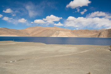 Pangong Tso lake in Ladakh, India