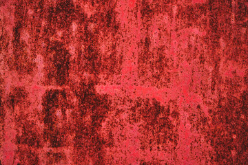 Obraz premium Abstract background of rusty metal and peeling paint.