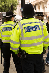 Obraz premium Policías en Londres.