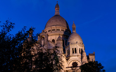 The famous basilica Sacre Coeur, Paris, France