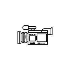 camera, video camera line icon. Elements of wedding illustration icons. Signs, symbols can be used for web, logo, mobile app, UI, UX