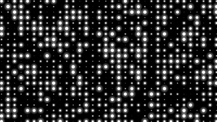 Dot white black pattern gradient texture background. Abstract  technology big data digital background. 3d rendering.