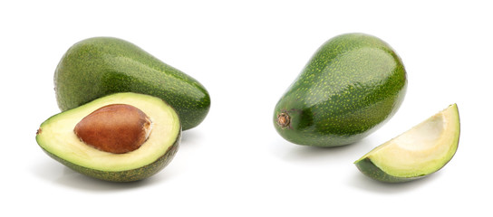 Avocado isolated on white background