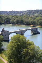 Fototapeta na wymiar Saint Benezet Bridge Avignon Provence France