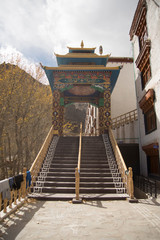 hemish monastery in ladakh, india