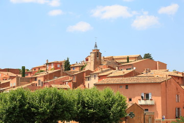 Obraz premium View of beautiful village Roussillon France