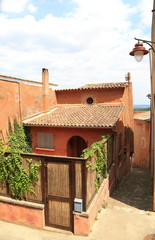 View of beautiful village Roussillon France