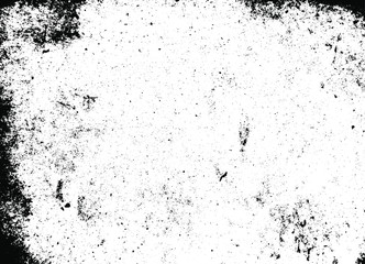 Obraz premium Rough black and white texture vector. Distressed overlay texture. Grunge background. Abstract textured effect. Vector Illustration. Black isolated on white background. EPS10.