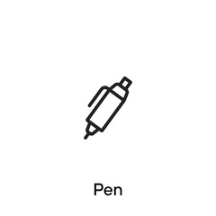 Pen line icon - Vector