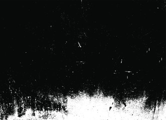 Dark grunge urban texture vector. Distressed overlay texture. Grunge background. Abstract obvious dark worn textured effect. Vector Illustration. Black isolated on white. EPS10.