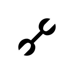 Repair key icon. Settings symbol. Logo design element