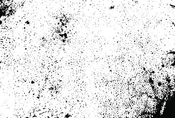 Rough black and white texture vector. Distressed overlay texture. Grunge background. Abstract textured effect. Vector Illustration. Black isolated on white background. EPS10.