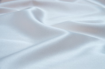 Fototapeta premium white satin fabric as background