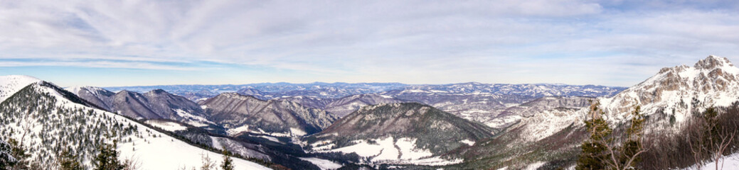 A panoramic view of Velky Rozsutec, Slovakia