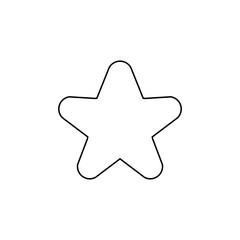 Star icon. Raiting symbol. Logo design element