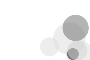 Abstract grey circles illustration background