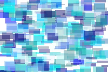 Fototapeta na wymiar Abstract blue squares illustration background